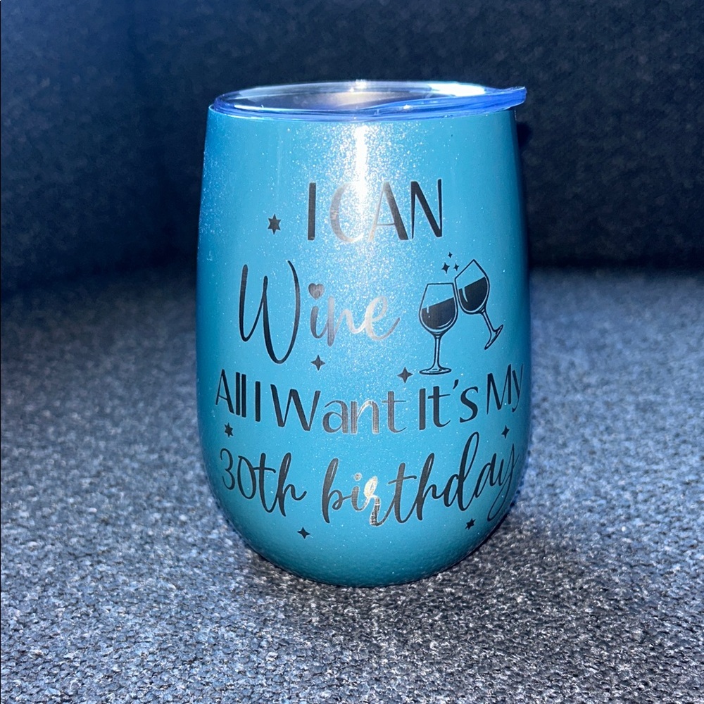 Karma Blue Wine Tumbler